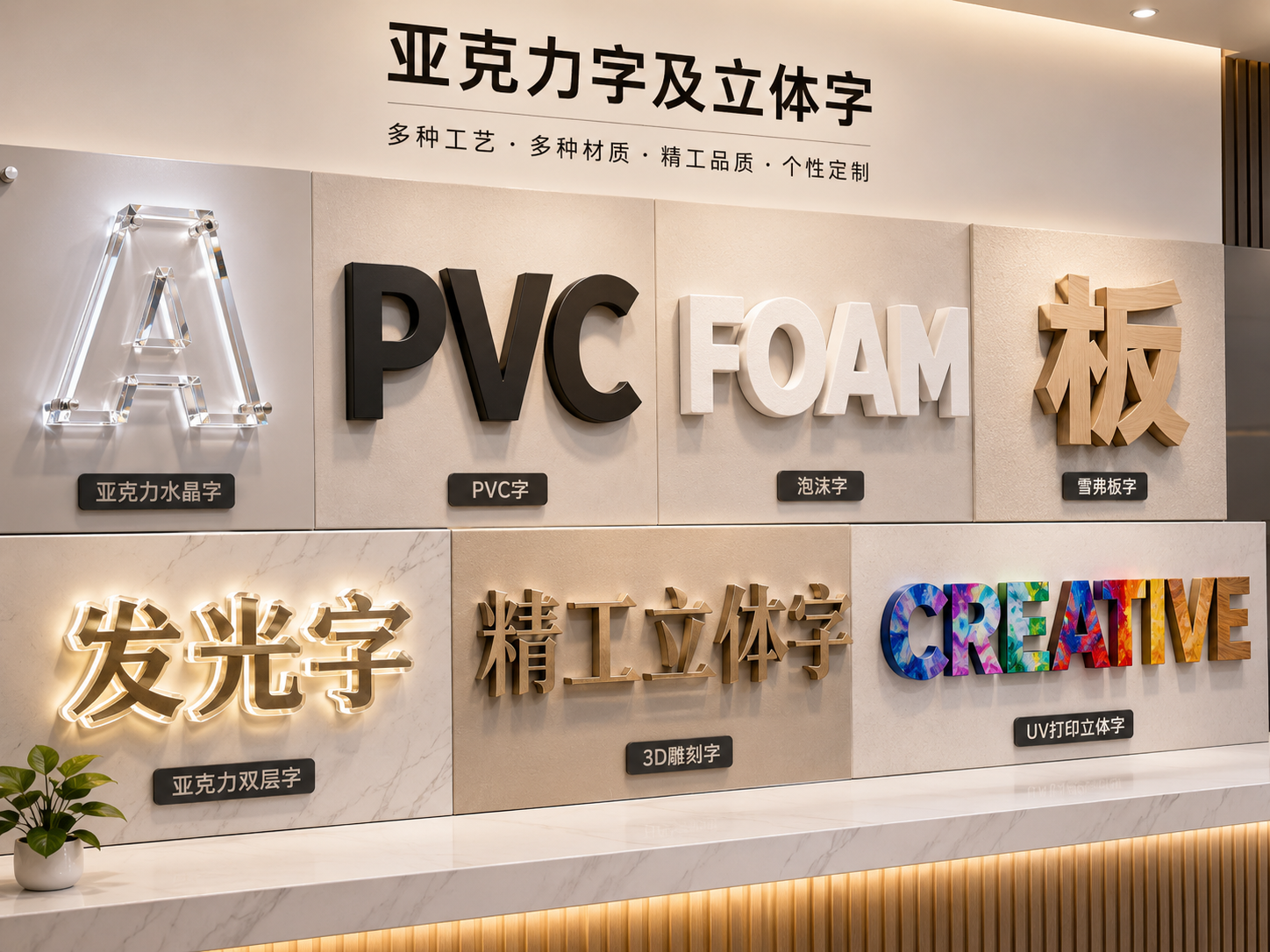 亚克力字及立体字