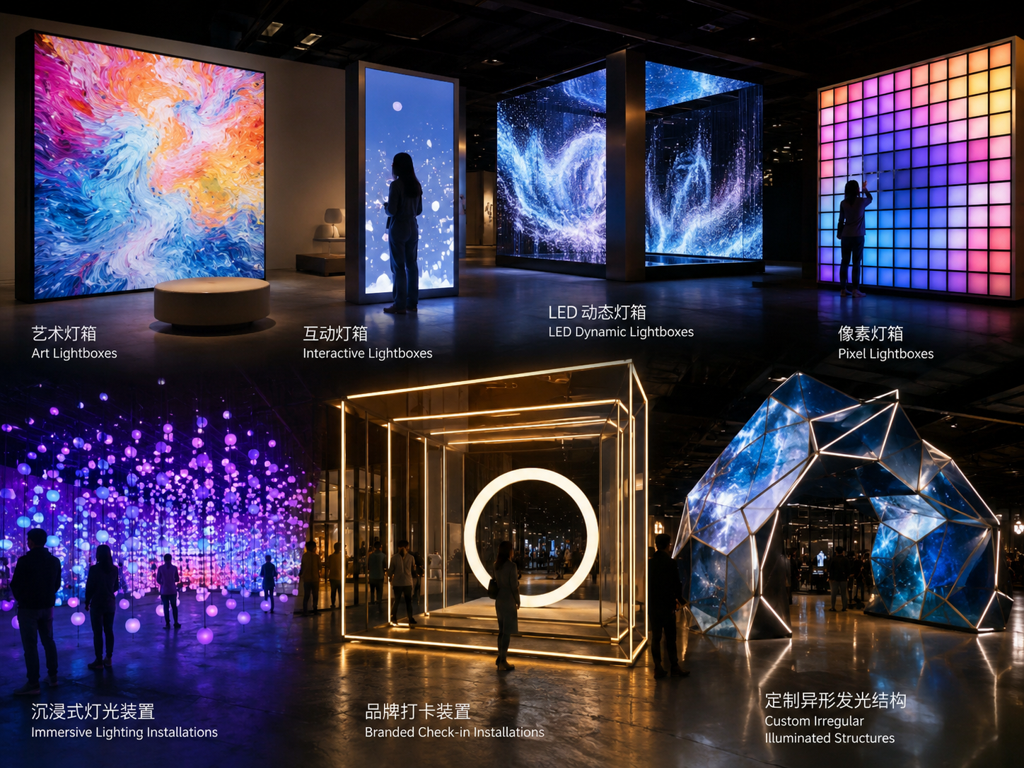 定制创意灯光产品