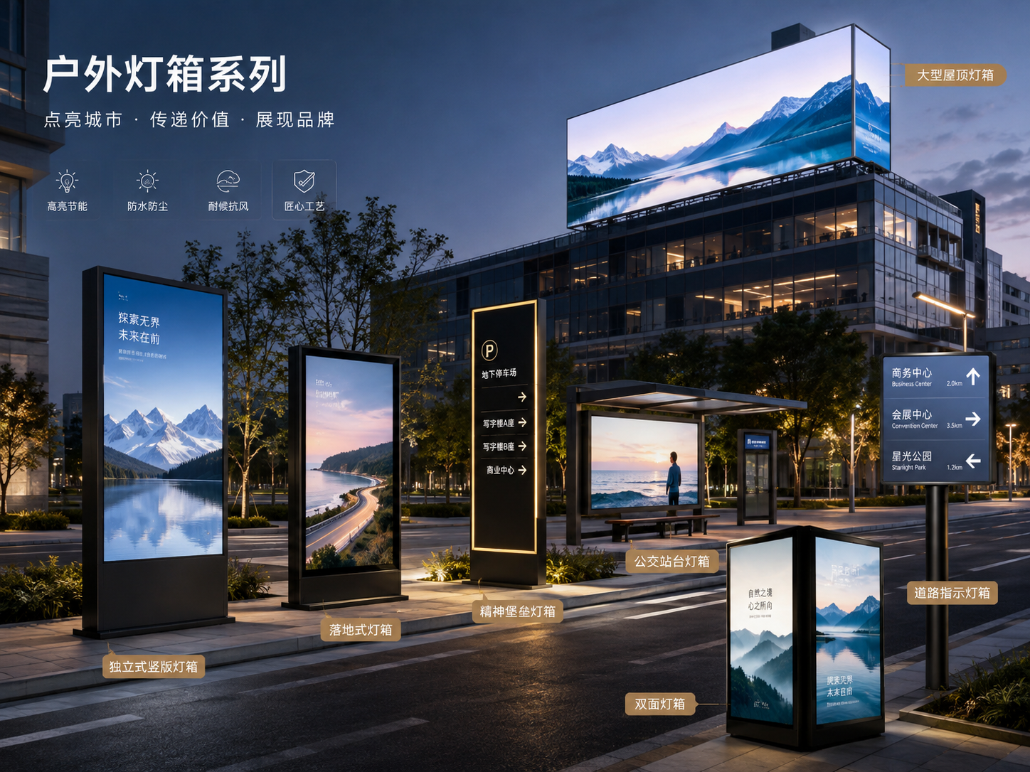 户外灯箱系列